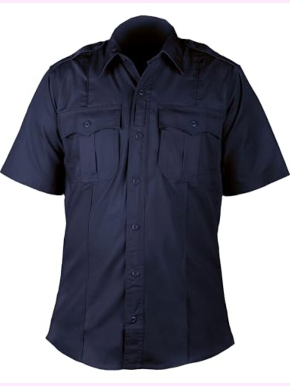 Polycotton Short Sleeve Work Shirt, 4-Pocket, Breathable Mesh Ventilation,